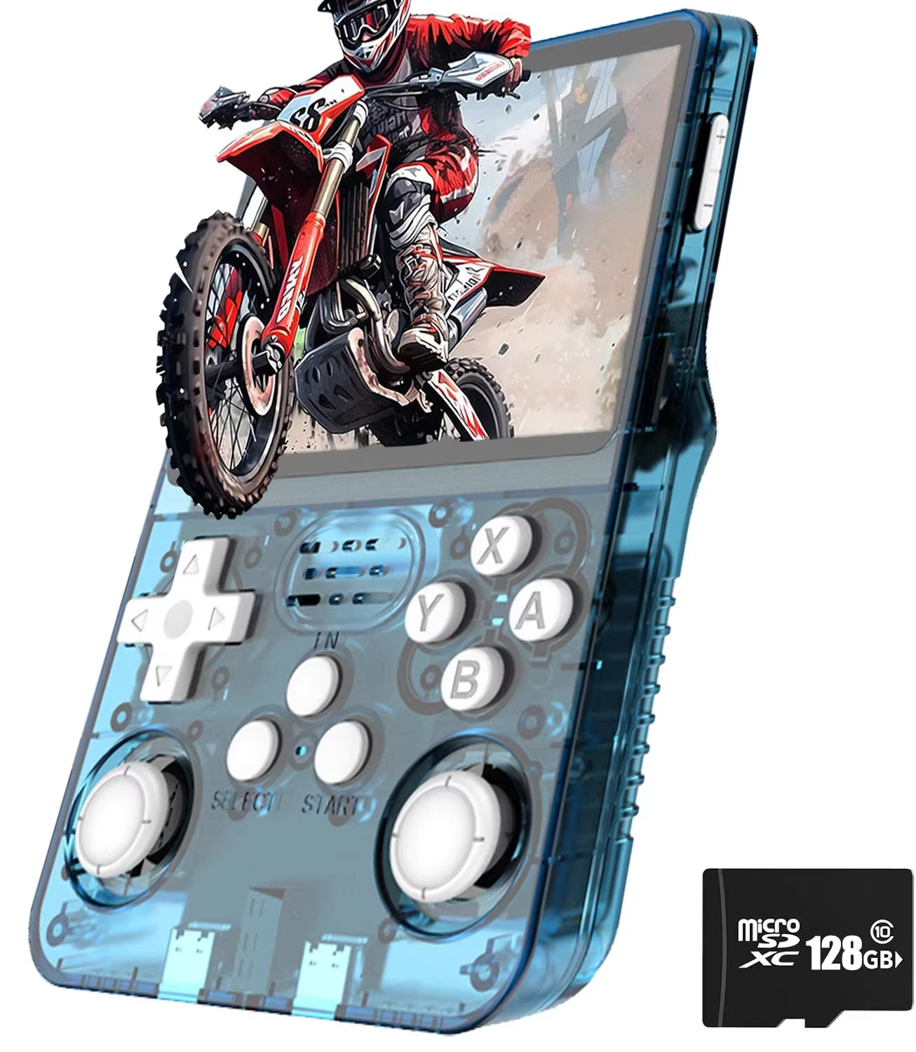 R36S Retro Game Console Handheld Video, Pocket Video Player 64GB 128GB 20000 Games