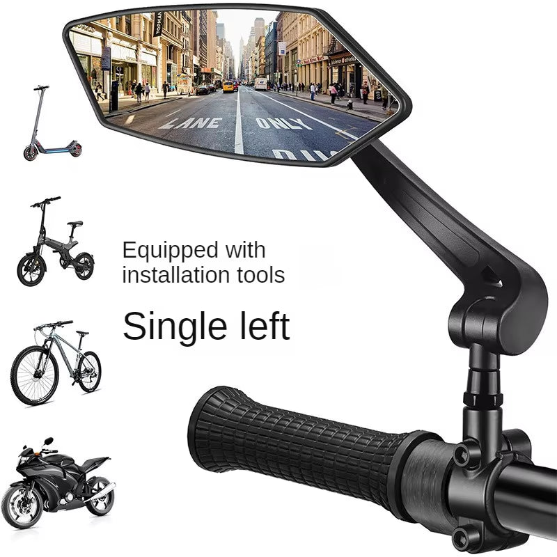 Bike Rearview Mirror Reflector Adjustable Rotatable
