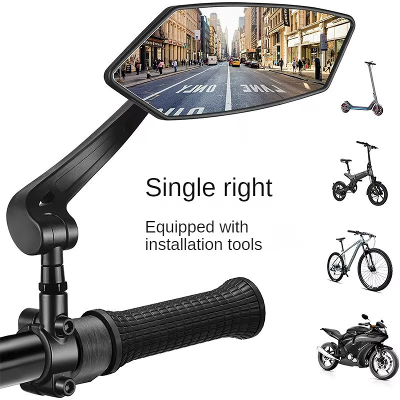 Bike Rearview Mirror Reflector Adjustable Rotatable