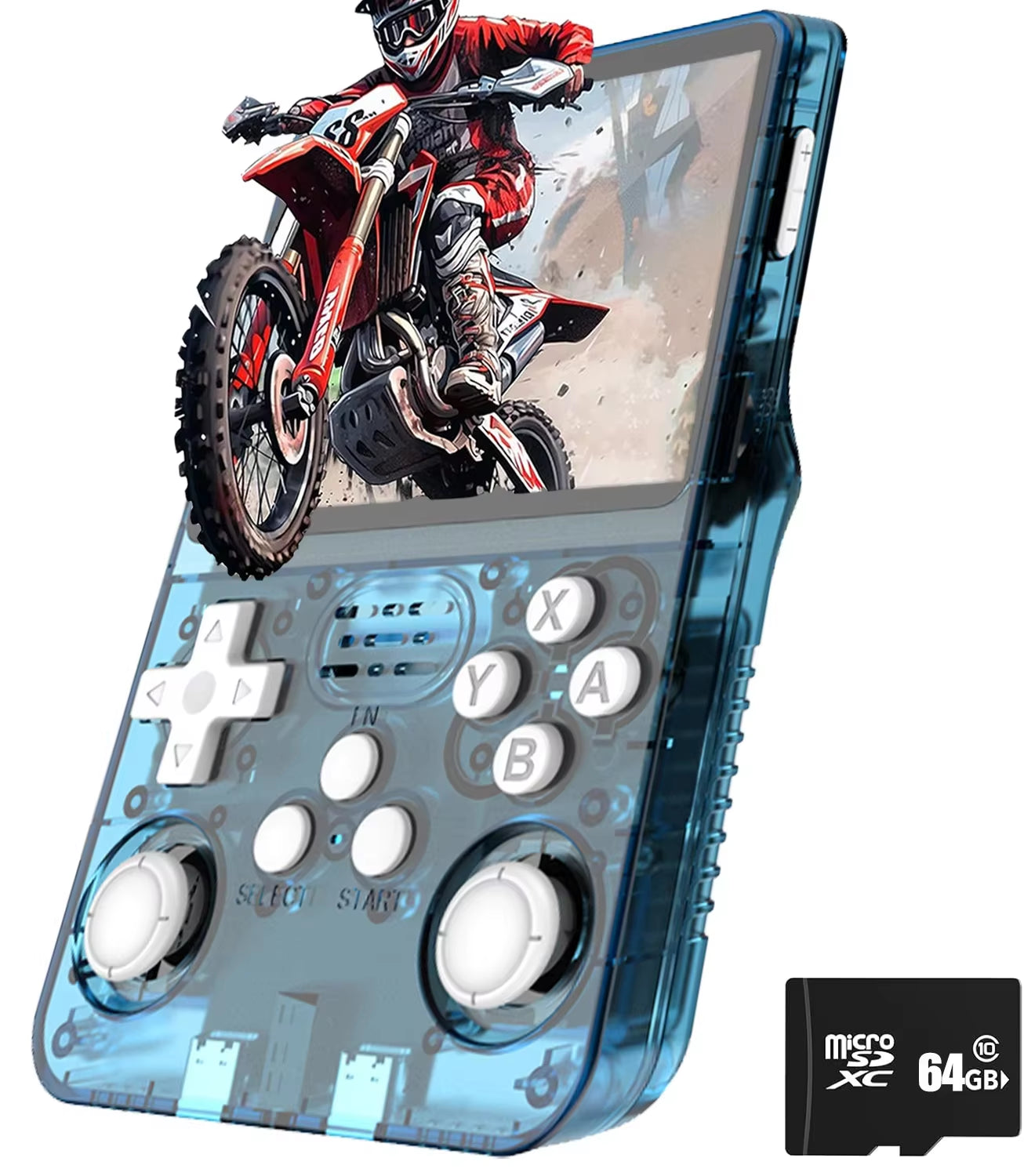 R36S Retro Game Console Handheld Video, Pocket Video Player 64GB 128GB 20000 Games