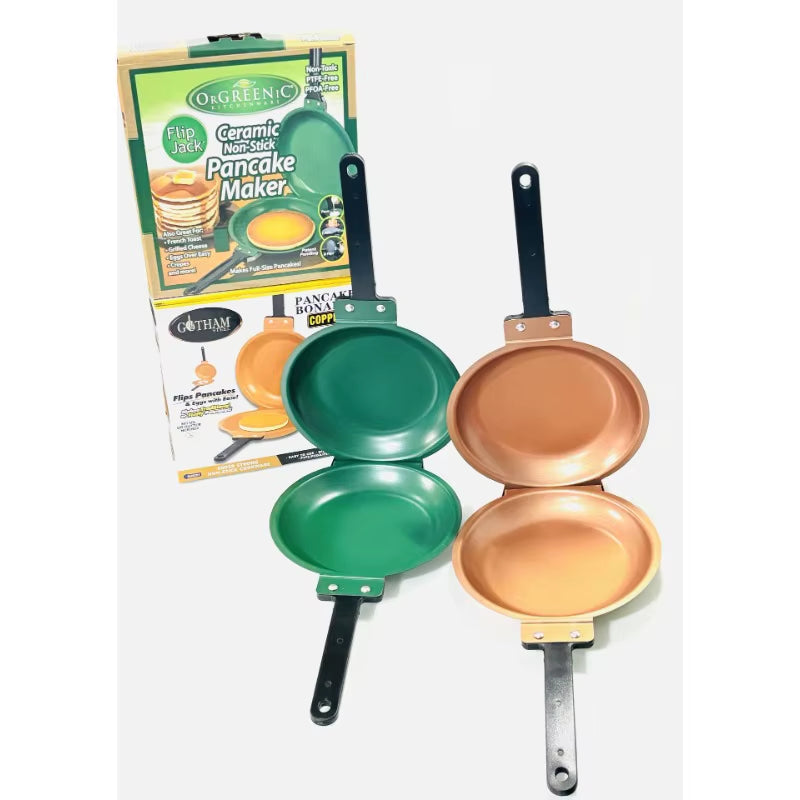 Double Sided Folding Non Stick Frying Pan