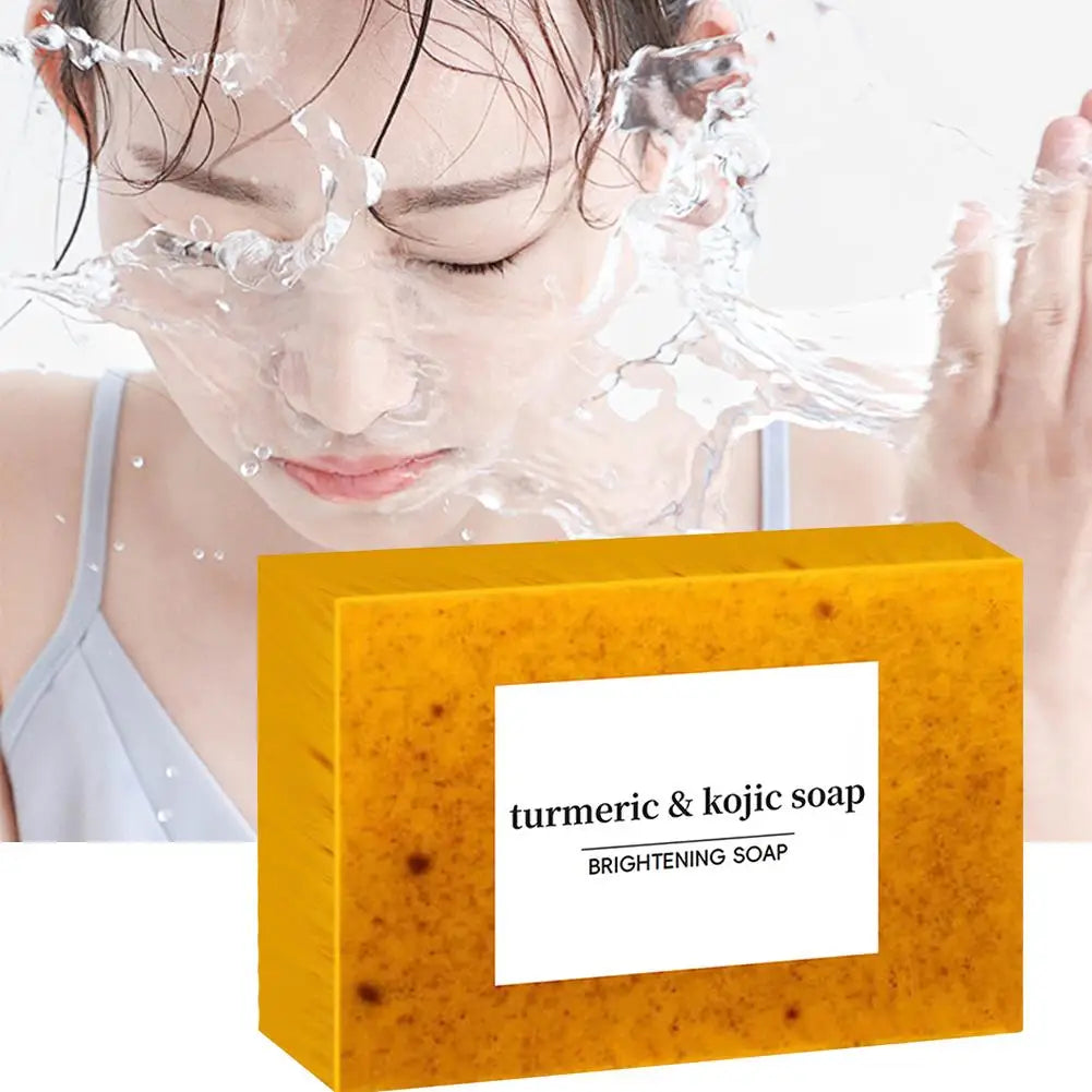 Turmeric Kojic Acid Soap Facial Cleaning and Body Skin Care