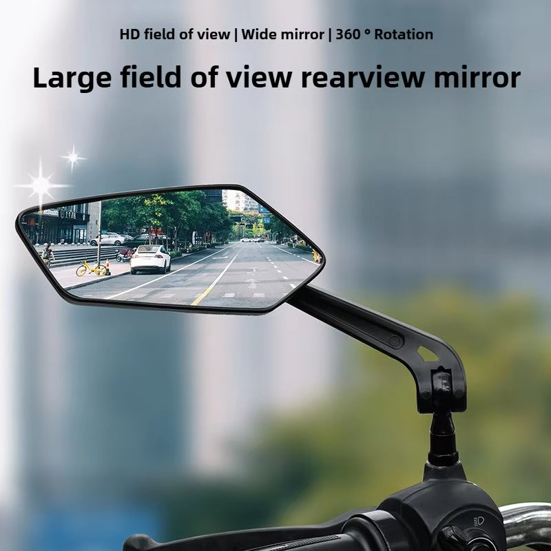 Bike Rearview Mirror Reflector Adjustable Rotatable
