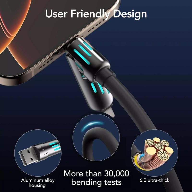 [Buy 1 Get 1 Free] 6.6Ft 4-In-1 Multi USB Charging Cable with USB A,Type C,Lightning-Max65W Fast Charging & Data Sync