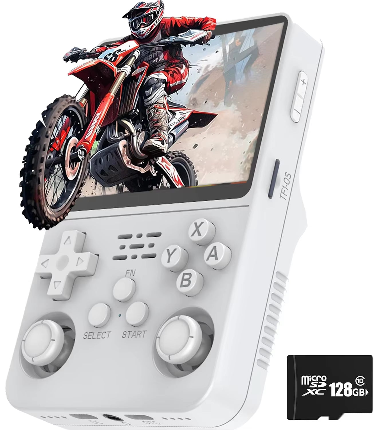 R36S Retro Game Console Handheld Video, Pocket Video Player 64GB 128GB 20000 Games