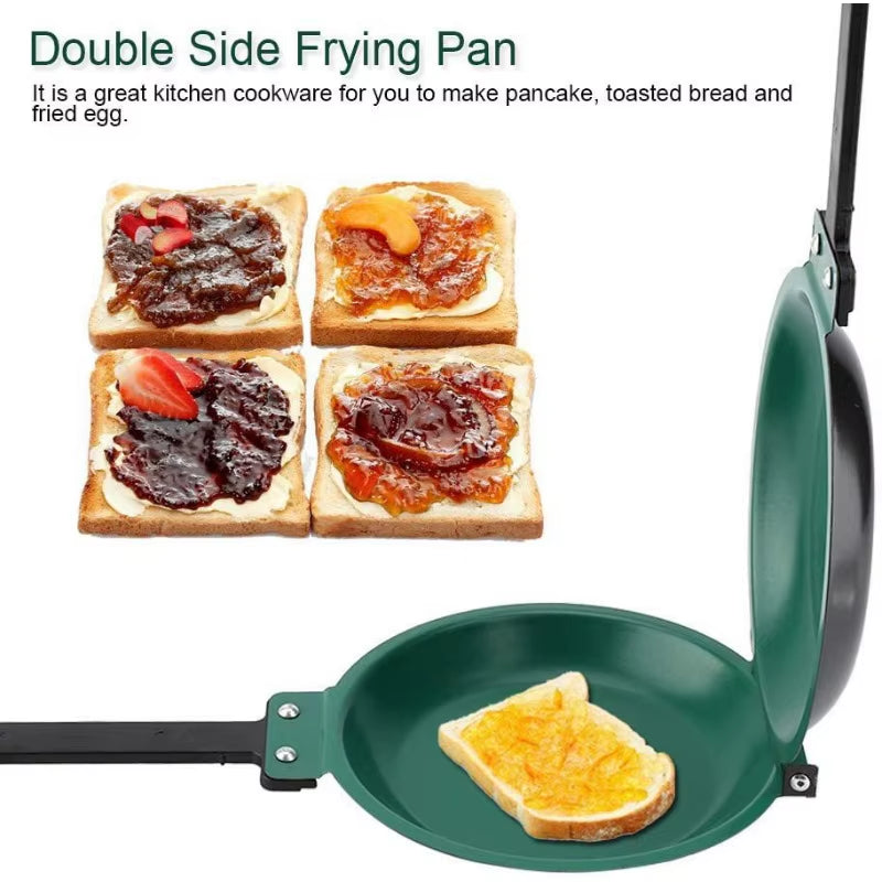 Double Sided Folding Non Stick Frying Pan